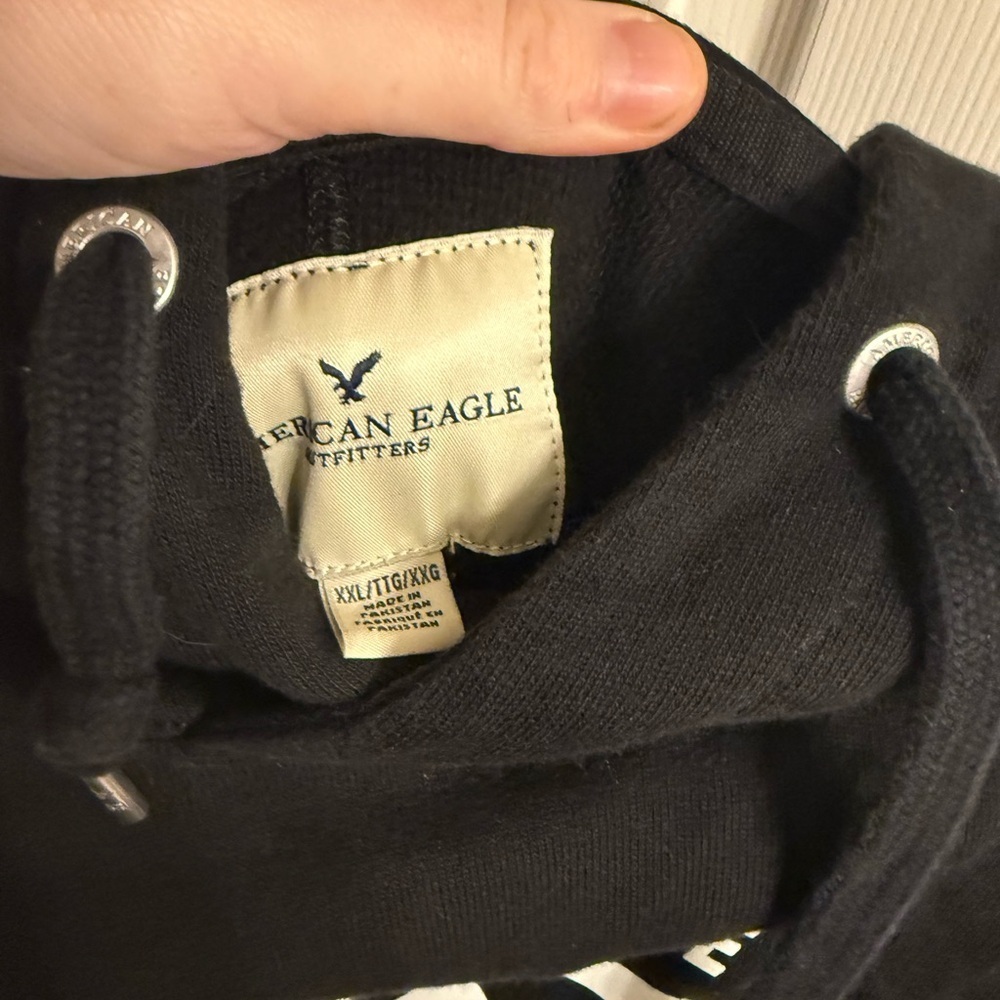 American Eagle Outfitters Black Graphic Hoodie XXL - Picture 4 of 4